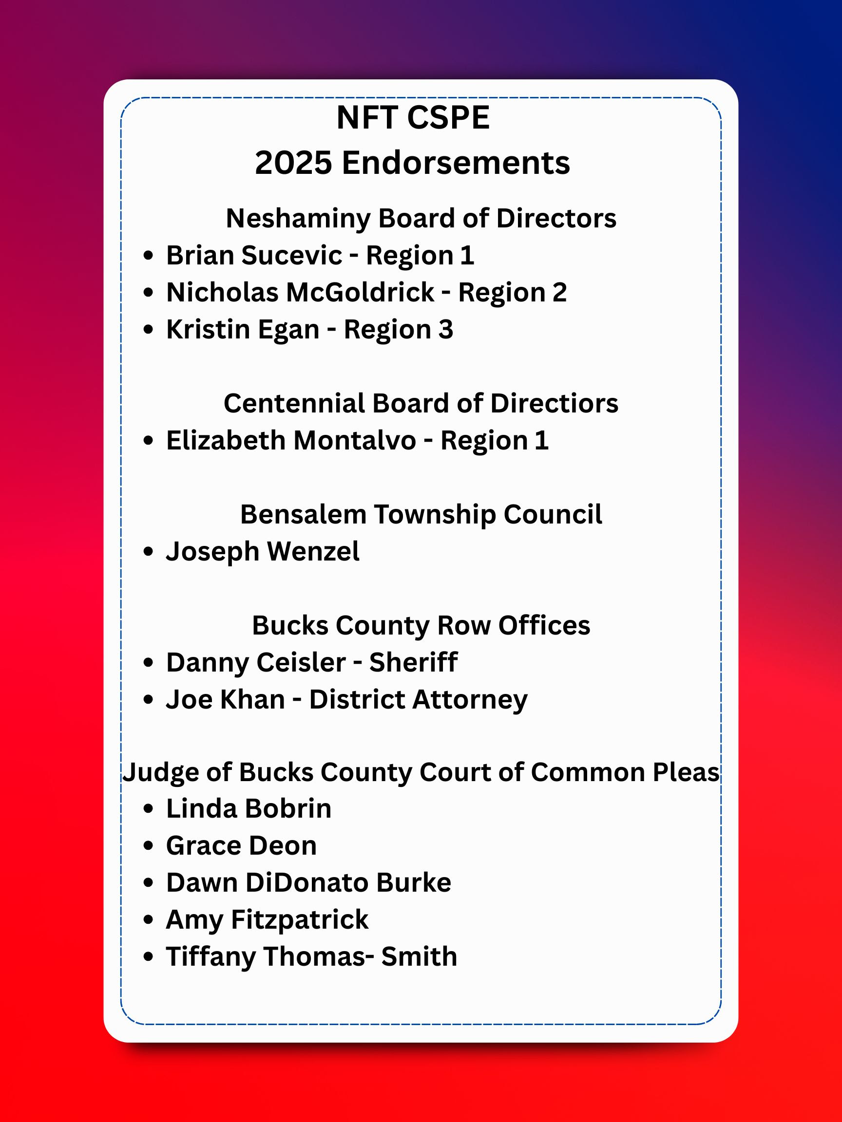 NFT Endorsements