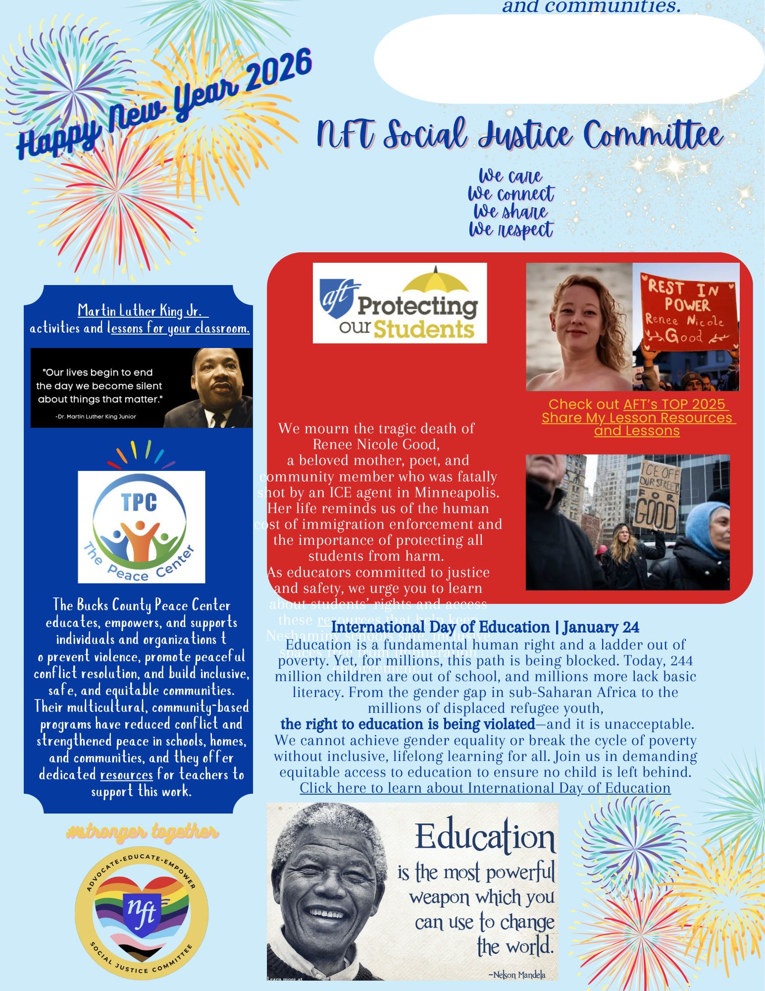 NFT Social Justice Committee - January 2026