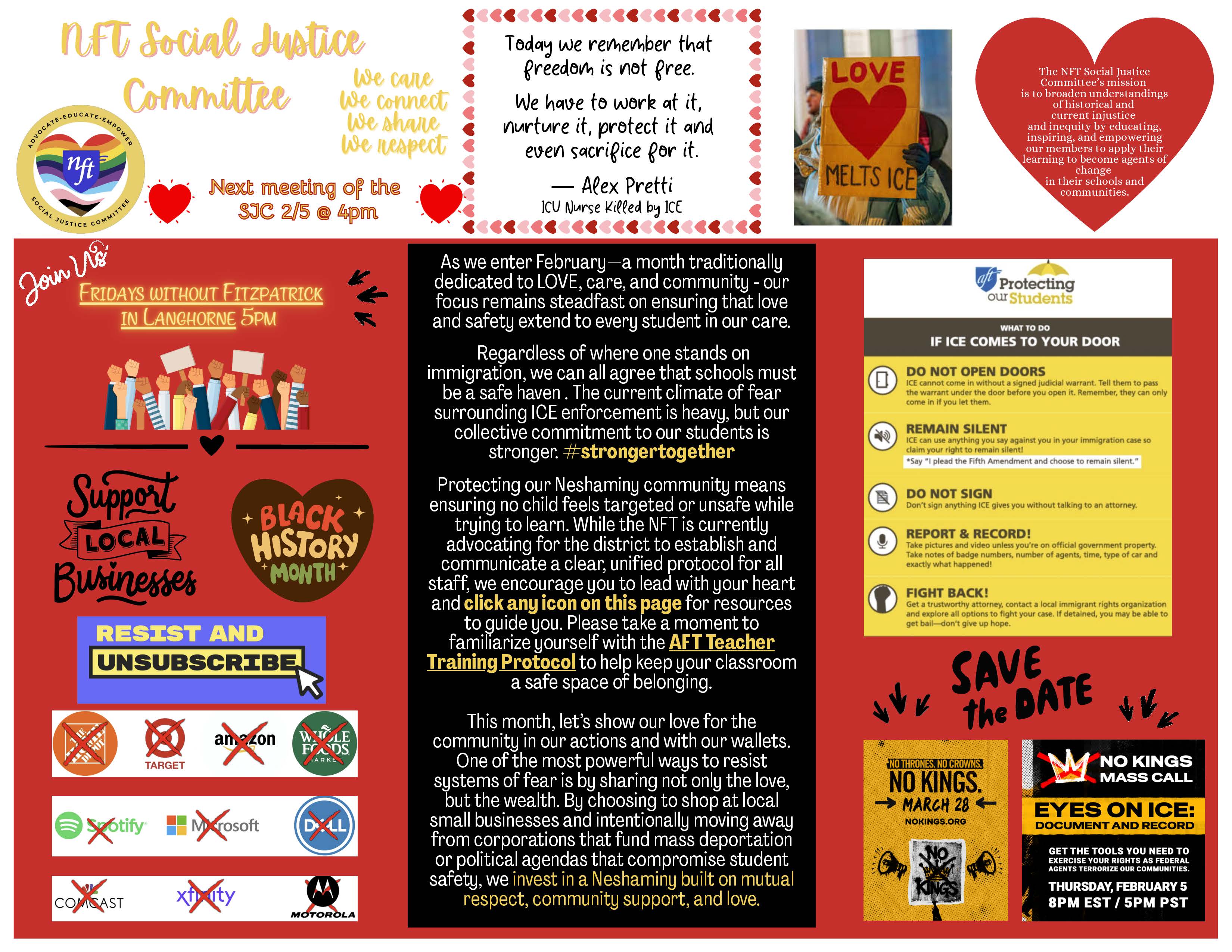 NFT Social Justice Committee - February 2026