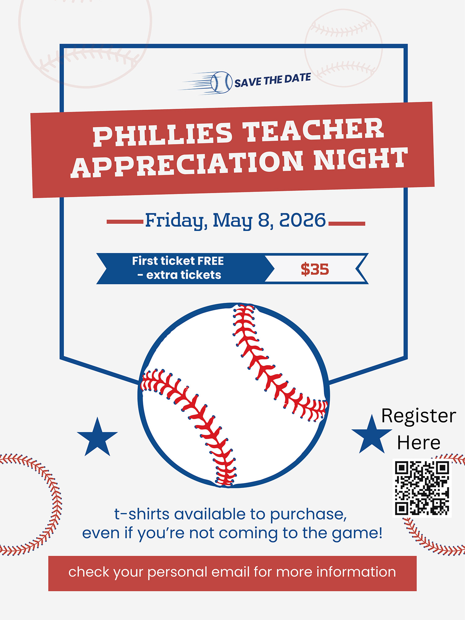 NFT at Phillies Teacher Appreciation Night - May 8, 2026