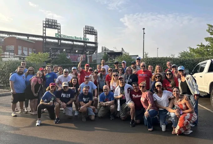 NFT Social Committee at Baseball Game