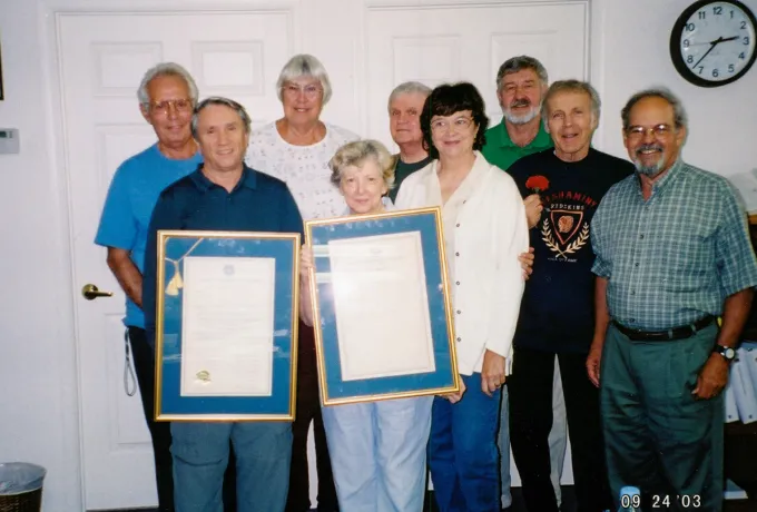 2003 - NFT leaders at office