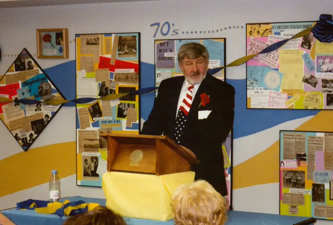 2003 - person speaking at lecturn